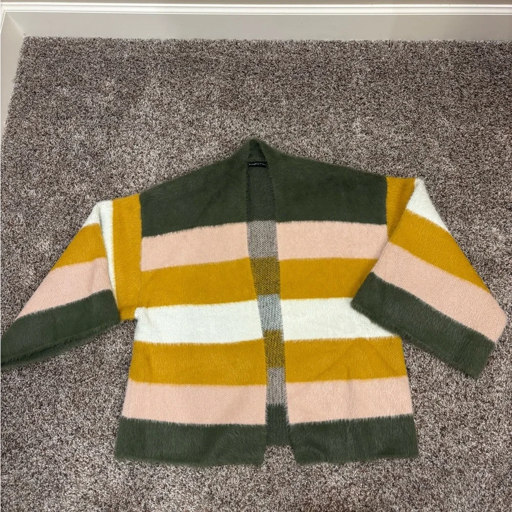 Do Everything in Love Striped Cardigan - Picture 2 of 7